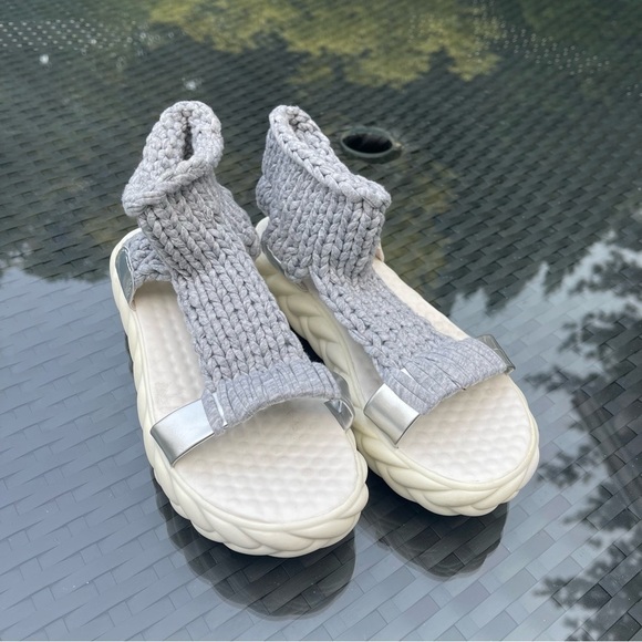 Women's Weave Roman Sandals Open Toe Breathable Comfort Platform Fashion Sz 38 - Picture 3 of 12